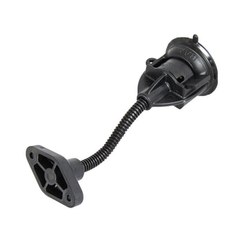 RAP-105-4DA224U:RAP-105-4DA224U_1:RAM Twist-Lock™ Suction Cup with 4" RAM Flex-Arm™ & Diamond Plate