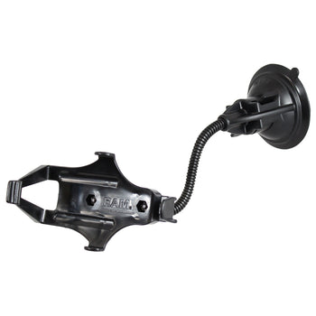 RAP-105-6224-GA7U:RAP-105-6224-GA7U_1:RAM Twist-Lock™ Suction with RAM Flex-Arm™ with Garmin GPSMAP + More