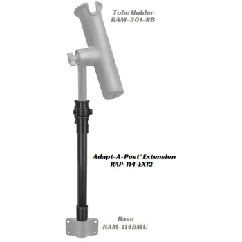 RAP-114-EX12:RAP-114-EX12_2:RAM Adapt-A-Post™ 15" Extension Pole
