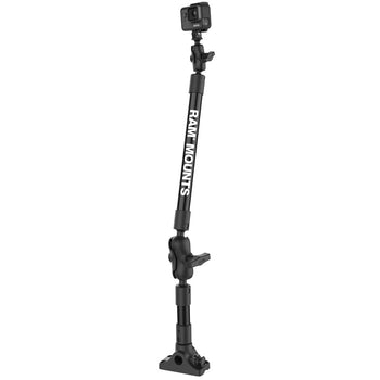 RAP-114BD-4-12-A-GOP1:RAP-114BD-4-12-A-GOP1_1:RAM Tough-Pole™ 29" Camera Mount with Bulkhead Base