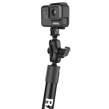 RAP-114BD-4-12-A-GOP1:RAP-114BD-4-12-A-GOP1_2:RAM Tough-Pole™ 29" Camera Mount with Bulkhead Base