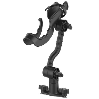 RAP-114-PA-421:RAP-114-PA-421_1:RAM ROD Fishing Rod Holder with Extension Arm & Dual T-Bolt Track Base