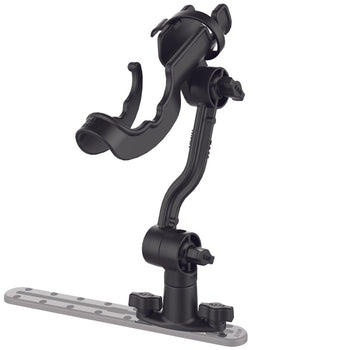 RAP-114-PA-421:RAP-114-PA-421_2:RAM ROD Fishing Rod Holder with Extension Arm & Dual T-Bolt Track Base