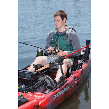 RAP-114-PA-421:RAP-114-PA-421_3:RAM ROD Fishing Rod Holder with Extension Arm & Dual T-Bolt Track Base
