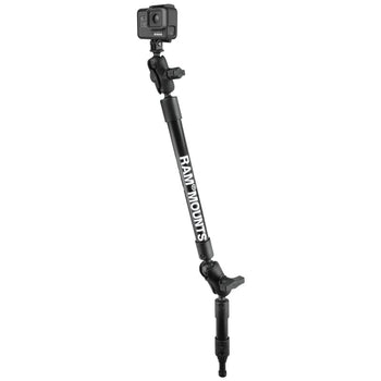 RAP-114-PSP-4-12-A-GOP1:RAP-114-PSP-4-12-A-GOP1_1:RAM Tough-Pole™ 27" Camera Mount with Spline Post