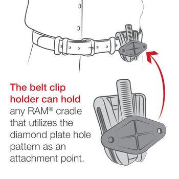 RAP-170U:RAP-170U_4:RAM Universal Belt & Visor Clip
