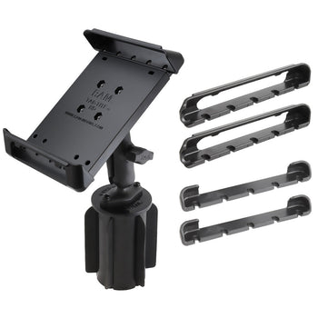 RAP-299-3-B-102-TAB-SM:RAP-299-3-B-102-TAB-SM_2:RAM Tab-Tite™ Small Tablet Holder with RAM-A-CAN™ II Cup Holder Mount