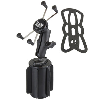 RAP-299-3-UN10U:RAP-299-3-UN10U_2:RAM X-Grip Large Phone Mount with RAM-A-CAN™ II Cup Holder Base