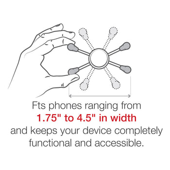 RAP-299-3-UN10U:RAP-299-3-UN10U_5:RAM X-Grip Large Phone Mount with RAM-A-CAN™ II Cup Holder Base