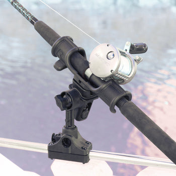 RAP-370-R:RAP-370-R_2:RAM Light-Speed™ Fishing Rod Holder with Rail Base