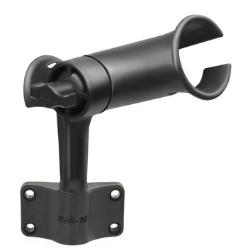 RAP-390-SBU:RAP-390-SBU_1:RAM Tube Jr.™ Rod Holder with Bulkhead Base - 4" Post