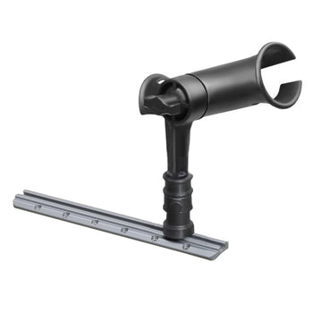 RAP-390-SAAPU:RAP-390-SAAPU_1:RAM Tube Jr.™ Rod Holder with RAM Adapt-A-Post™ Track Base - 4" Post