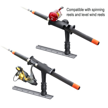 RAP-390-SAAPU:RAP-390-SAAPU_2:RAM Tube Jr.™ Rod Holder with RAM Adapt-A-Post™ Track Base - 4" Post