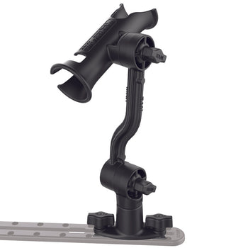 RAP-390-PA-421:RAP-390-PA-421_4:RAM Tube Jr.™ Rod Holder with Extension Arm and Dual T-Bolt Track Base