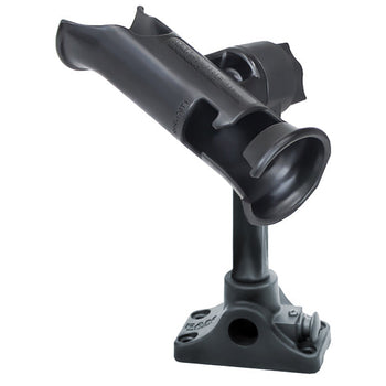 RAP-390-BMPU:RAP-390-BMPU_3:RAM Tube Jr.™ Rod Holder with Bulkhead/Flat Surface Base - 6" Post