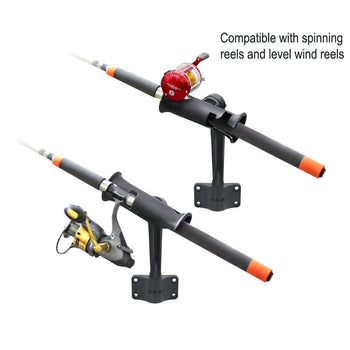 RAP-390-BU:RAP-390-BU_2:RAM Tube Jr.™ Rod Holder with Bulkhead Base - 6" Post
