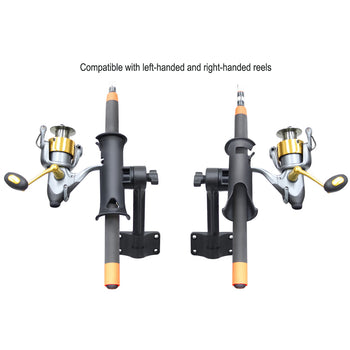 RAP-390-BU:RAP-390-BU_3:RAM Tube Jr.™ Rod Holder with Bulkhead Base - 6" Post
