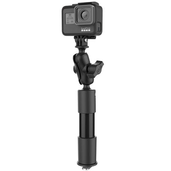 RAP-425-4-A-GOP1:RAP-425-4-A-GOP1_1:RAM Tough-Pole™ 9" Action Camera Track Mount