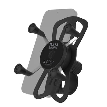 RAP-460-UN7U:RAP-460-UN7U_1:RAM X-Grip Phone Mount with RAM Tough-Strap™ Handlebar Base