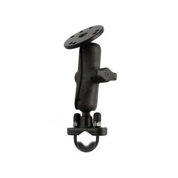 RAP-B-101-231-OT1U:RAP-B-101-231-OT1U_1:RAM Handlebar U-Bolt Composite Double Ball Mount with Round Plate