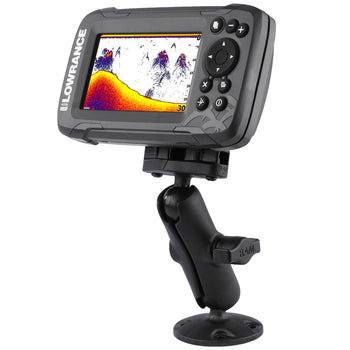 RAP-B-101-LO12:RAP-B-101-LO12_1:RAM Composite Ball Mount for Lowrance Hook² & Reveal Series - B Size