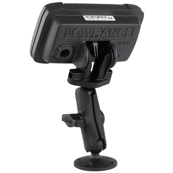 RAP-B-101-LO12:RAP-B-101-LO12_2:RAM Composite Ball Mount for Lowrance Hook² & Reveal Series - B Size
