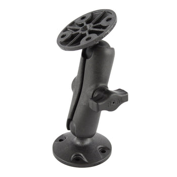 RAP-B-101U:RAP-B-101U_1:RAM Universal Composite Double Ball Mount with Two Round Plates