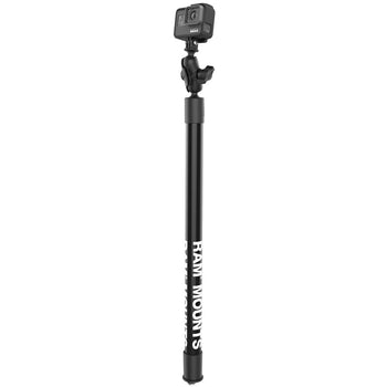 RAP-425-18-A-GOP1:RAP-425-18-A-GOP1_1:RAM Tough-Pole™ 23" Action Camera Track Mount