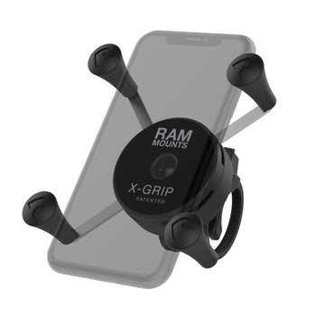 RAP-460Z-UN7U:RAP-460Z-UN7U_1:RAM X-Grip Phone Mount with Low Profile Zip Tie Handlebar Base