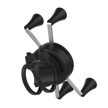 RAP-460Z-UN7U:RAP-460Z-UN7U_3:RAM X-Grip Phone Mount with Low Profile Zip Tie Handlebar Base