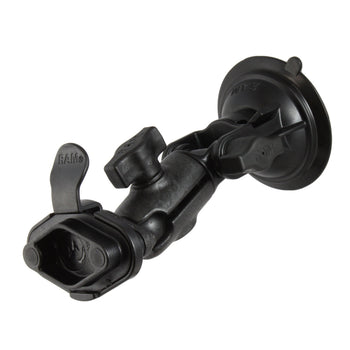 RAP-B-104-224-326U:RAP-B-104-224-326U_1:RAM Twist-Lock™ Composite Suction Cup Ratchet Mount with Quick Release