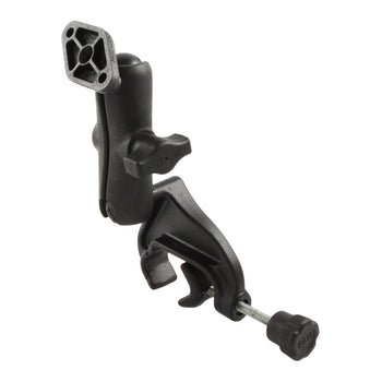 RAP-B-102-121BU:RAP-B-102-121BU_1:RAM Composite Double Ball Mount with Aluminum Yoke Clamp Base
