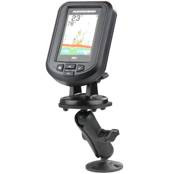 RAP-B-107-1U:RAP-B-107-1U_1:RAM Composite Double Ball Mount for Humminbird Piranha + More