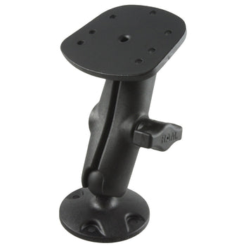 RAP-B-107-1U:RAP-B-107-1U_2:RAM Composite Double Ball Mount for Humminbird Piranha + More