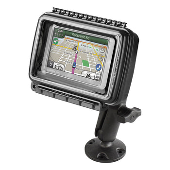 RAP-B-138-AQ6:RAP-B-138-AQ6_1:RAM Aqua Box Medium Wide Device Mount with Composite Drill-Down Base