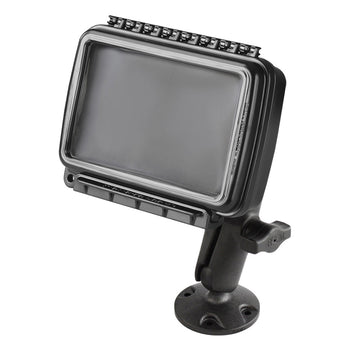 RAP-B-138-AQ6:RAP-B-138-AQ6_2:RAM Aqua Box Medium Wide Device Mount with Composite Drill-Down Base