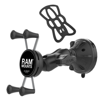 RAP-B-166-2-A-UN7U:RAP-B-166-2-A-UN7U_2:RAM X-Grip Phone Mount with Low Profile Suction Cup - Short