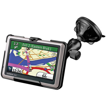 RAP-B-166-2-GA35:RAP-B-166-2-GA35_1:RAM Twist-Lock™ Low Profile Suction Mount for Garmin nuvi 1440 + More