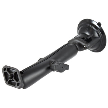 RAP-B-166U-C:RAP-B-166U-C_1:RAM Twist-Lock™ Composite Suction Cup Double Ball Mount - Long
