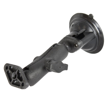 RAP-B-166U:RAP-B-166U_1:RAM Twist-Lock™ Composite Suction Cup Double Ball Mount - Medium