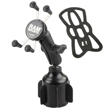 RAP-B-299-4-UN7U:RAP-B-299-4-UN7U_2:RAM X-Grip Phone Mount with RAM Stubby™ Cup Holder Base