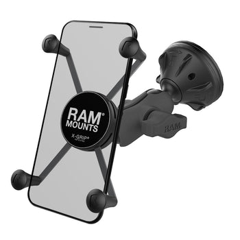 RAP-B-224-2-A-UN10U:RAP-B-224-2-A-UN10U_1:RAM X-Grip Large Phone Mount with Composite Suction Cup Base
