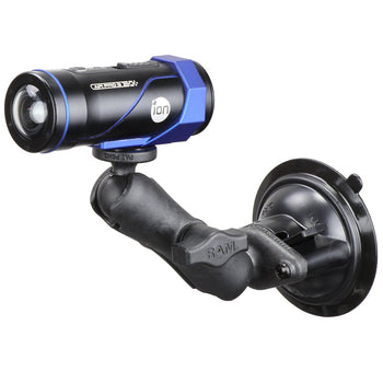RAP-B-224-1-366:RAP-B-224-1-366_1:RAM Twist-Lock™ Composite Suction Cup Mount with 1/4"-20 Camera Adapter