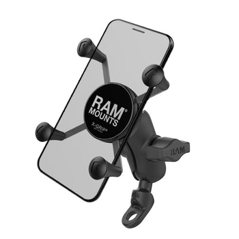 RAP-B-272-A-UN7U:RAP-B-272-A-UN7U_1:RAM X-Grip Phone Mount with 9mm Angled Bolt Head Adapter - Composite