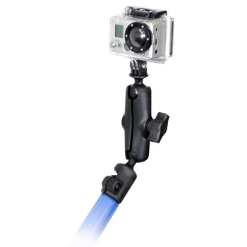RAP-B-218-1-GOP1U:RAP-B-218-1-GOP1U_1:RAM Tele-Mount™ Pole Adapter Mount with Action Camera Adapter