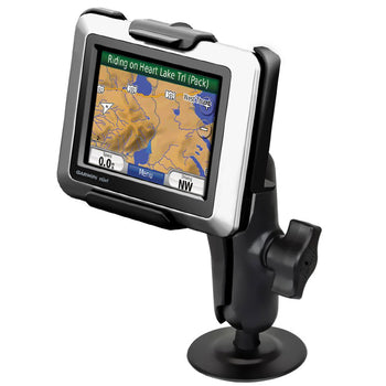 RAP-B-378-GA32:RAP-B-378-GA32_1:RAM Flex Adhesive Double Ball Mount for Garmin nuvi 220 + More