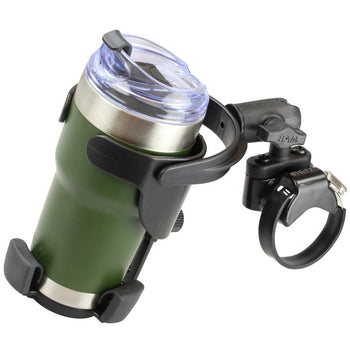 RAP-B-417-200-1-231Z-2NUBU:RAP-B-417-200-1-231Z-2NUBU_1:RAM Level Cup™ XL 32oz Drink Holder with Large Strap Clamp Base