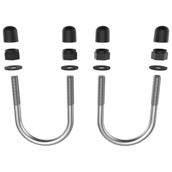 RAP-HAR-TRACK-B-15U:RAP-HAR-TRACK-B-15U_1:RAM U-Bolt Hardware for RAM Tough-Track™ 1.25" - 1.5" Rails