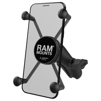 RAP-HOL-UN10B-201U:RAP-HOL-UN10B-201U_1:RAM X-Grip Large Phone Mount with Composite Double Socket Arm