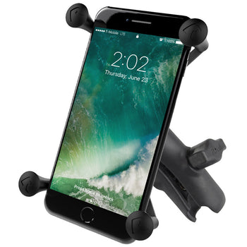 RAP-HOL-UN10B-201U:RAP-HOL-UN10B-201U_3:RAM X-Grip Large Phone Mount with Composite Double Socket Arm